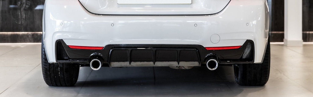 Double Rear Diffuser BMW 4 Series F32 M Sport Dual Rear Diffuser – Carjackd