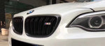 Car Carbon Fiber Front Bumper Grille For BMW F22 F87 M2 220i 228i M235i M240i 2014+