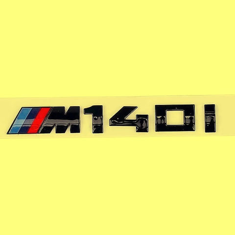 Gloss Black BMW M140i Badge