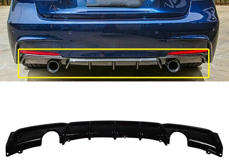 Double Rear Diffuser BMW 3 Series F30 M Sport Dual Rear Diffuser – Carjackd